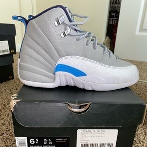Air Jordan 12 “wolf grey/ university “ retro